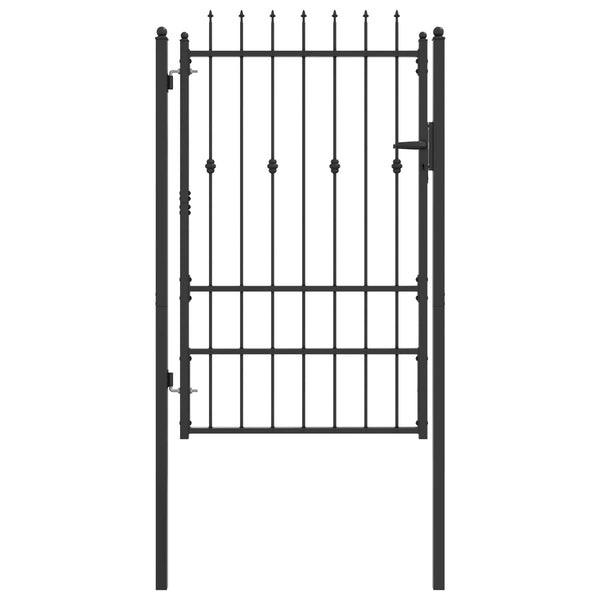 Aitausportti ASTEN 100 x 150 cm Metalli Musta Lukittava