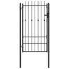 Aitausportti ASTEN 100 x 175 cm Metalli Musta Lukittava