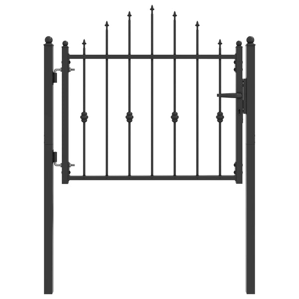 Aitausportti ASTEN 100 x 75 cm Metalli Musta Lukittava