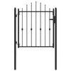Aitausportti ASTEN 100 x 100 cm Metalli Musta Lukittava
