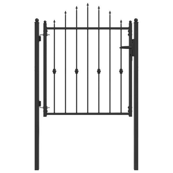 Aitausportti ASTEN 100 x 100 cm Metalli Musta Lukittava