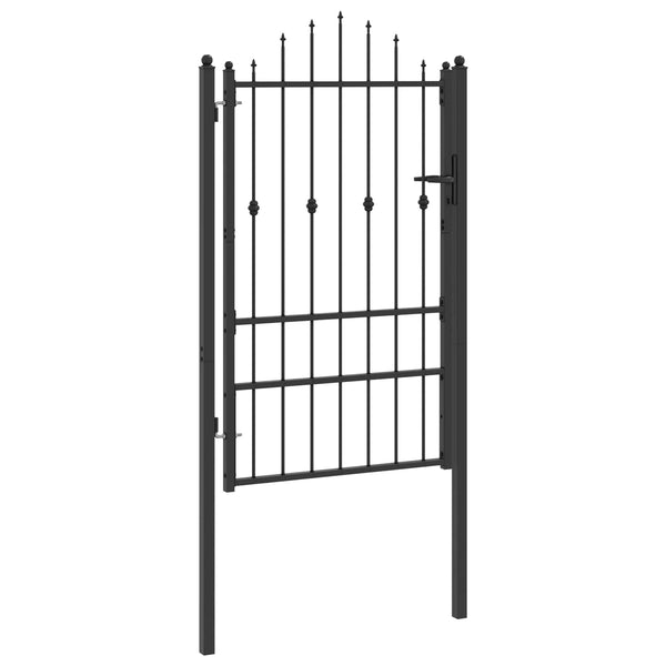 Aitausportti ASTEN 100 x 150 cm Metalli Musta Lukittava