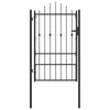 Aitausportti ASTEN 100 x 150 cm Metalli Musta Lukittava