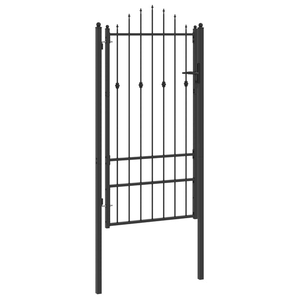 Aitausportti ASTEN 100 x 175 cm Metalli Musta Lukittava