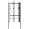 Aitausportti ASTEN 100 x 175 cm Metalli Musta Lukittava