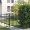 Aitausportti DRONTEN 100 x 100 cm Metalli Musta Lukittava