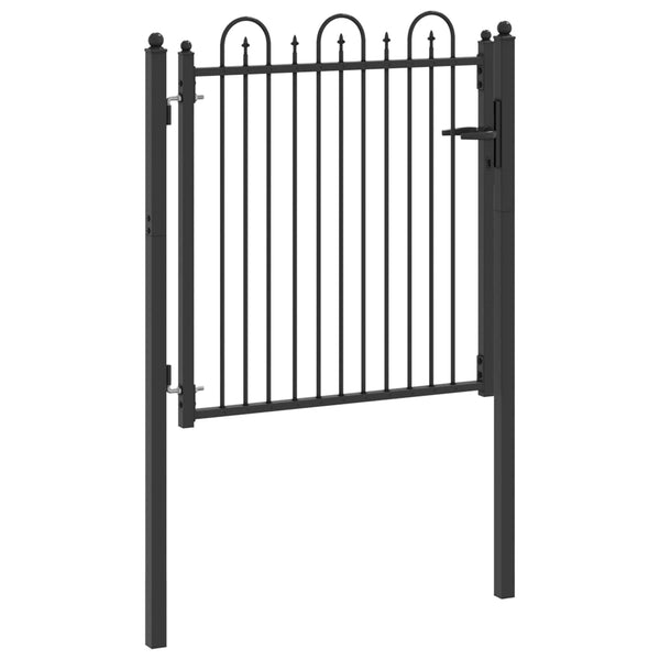 Aitausportti DRONTEN 100 x 100 cm Metalli Musta Lukittava