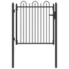Aitausportti DRONTEN 100 x 100 cm Metalli Musta Lukittava
