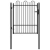 Aitausportti DRONTEN 100 x 125 cm Metalli Musta Lukittava