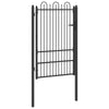 Aitausportti DRONTEN 100 x 150 cm Teräs Musta Lukittava