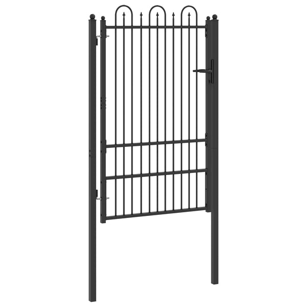 Aitausportti DRONTEN 100 x 150 cm Teräs Musta Lukittava