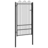 Aitausportti DRONTEN 100 x 175 cm Teräs Musta Lukittava