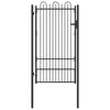 Aitausportti DRONTEN 100 x 175 cm Teräs Musta Lukittava
