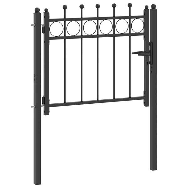 Aitausportti HORST 100 x 75 cm Metalli Musta Lukittava