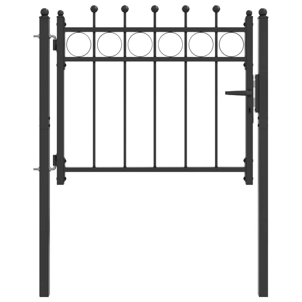 Aitausportti HORST 100 x 75 cm Metalli Musta Lukittava