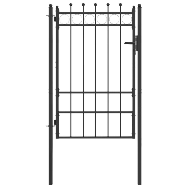 Aitausportti HORST 100 x 150 cm Metalli Musta Lukittava