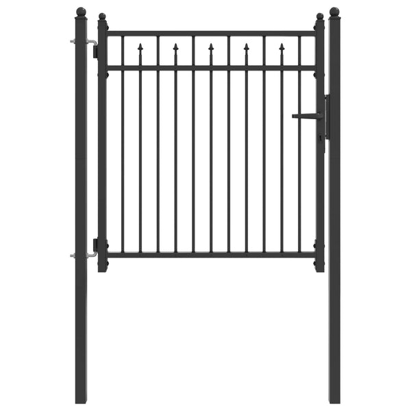 Aitausportti BAARLO 100 x 100 cm Metalli Musta Lukittava