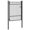 Aitausportti BAARLO 100 x 125 cm Metalli Musta Lukittava