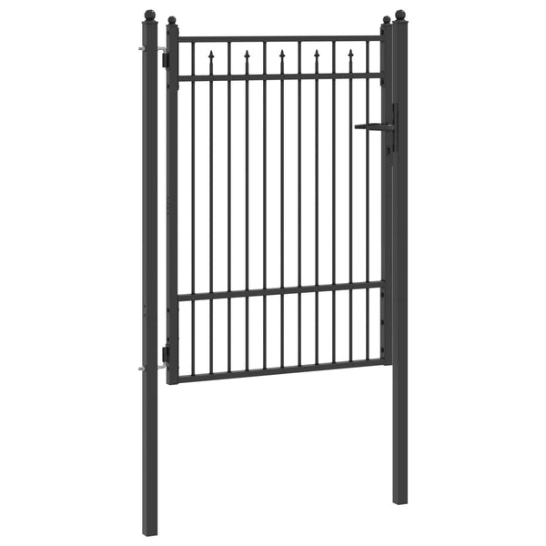 Aitausportti BAARLO 100 x 125 cm Metalli Musta Lukittava