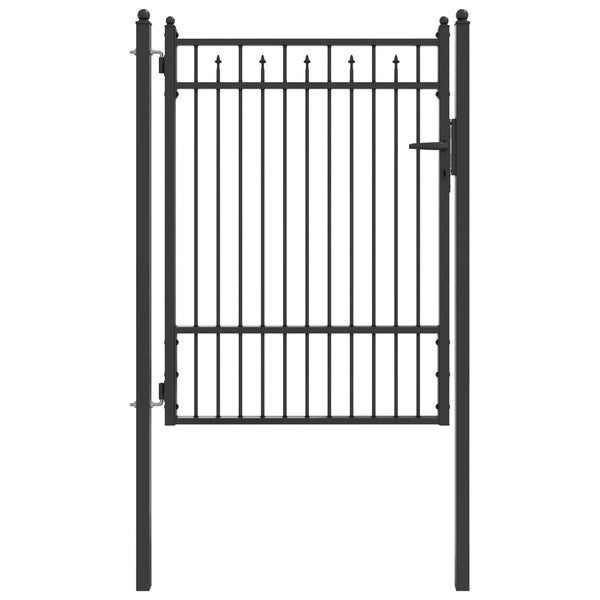 Aitausportti BAARLO 100 x 125 cm Metalli Musta Lukittava
