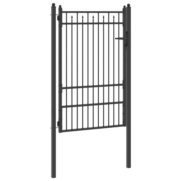 Aitausportti BAARLO 100 x 150 cm Metalli Musta Lukittava