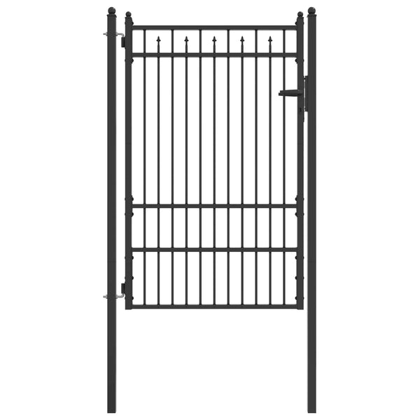 Aitausportti BAARLO 100 x 150 cm Metalli Musta Lukittava