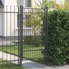 Aitausportti BAARLO 100 x 175 cm Metalli Musta Lukittava