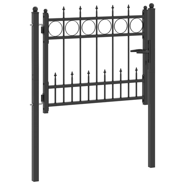 Aitausportti HORST 100 x 75 cm Metalli Musta Lukittava