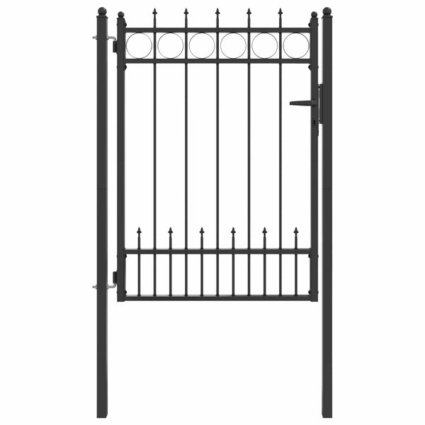 Aitausportti HORST Teräs Musta Lukittava
