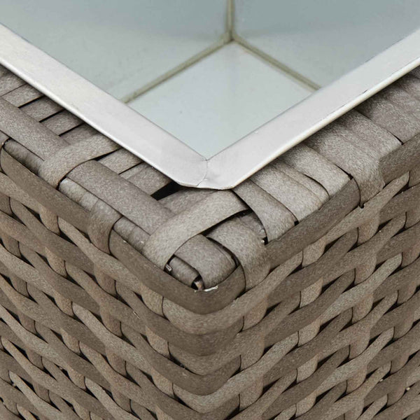 Ulkosetti 3 kpl 30 x 30 x 80 cm Metalli