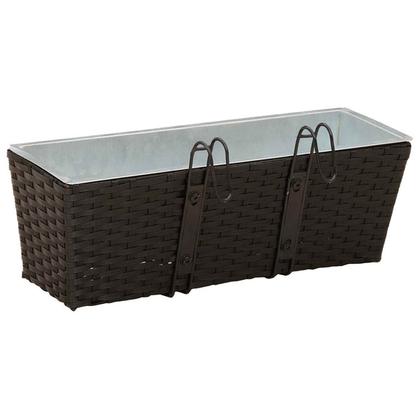 Kaide 2 kpl Musta 50 x 17 x 17 cm Metalli