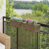 Kaide 2 kpl Harmaa 50 x 17 x 17 cm Metalli