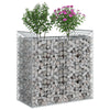 Gabion Kohotettu Peti 50 x 100 x 100 cm Galvanoitu teräs Hopea