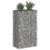 Gabion Kohotettu Peti 90 x 50 x 150 cm Galvanoitu teräs Hopea