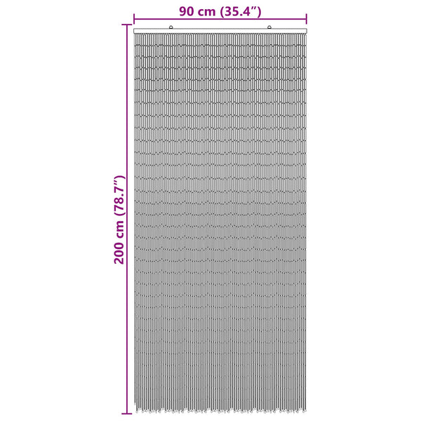 Hyönteislukko Monivärinen 200 x 90 cm Bambu