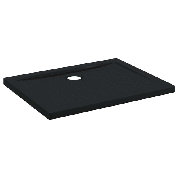 Suihkupohja laatta, jossa on pisteitä 90 x 70 x 4 cm ABS Musta