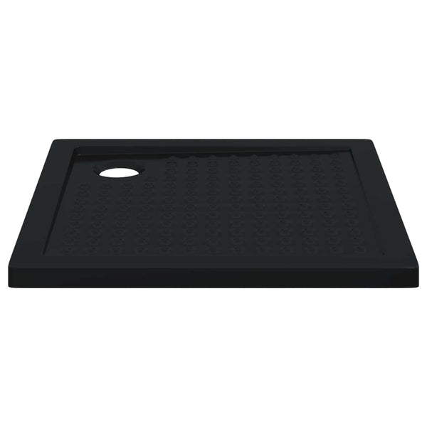 Suihkupohja laatta, jossa on pisteitä 80 x 80 x 4 cm ABS Musta