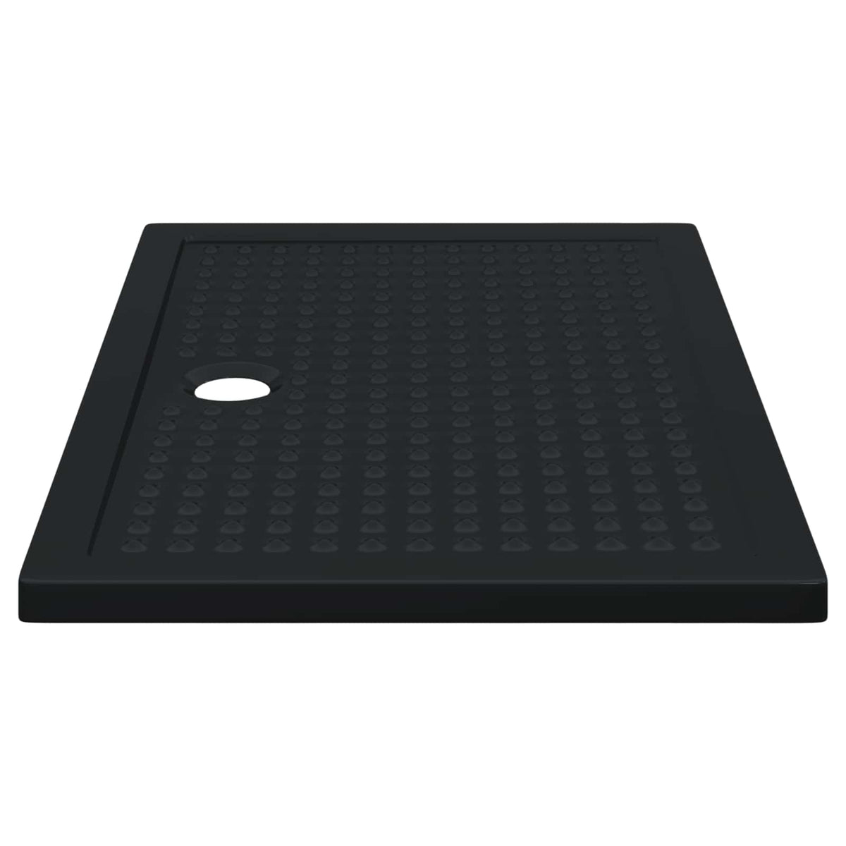 Suihkupohja laatta, jossa on pisteitä Musta 120 x 80 x 4 cm ABS