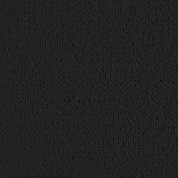 Parvekkeen Verho Musta 90 x 700 cm HDPE ja alumiini