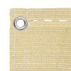 Parvekkeen Verho Beige 120 x 700 cm HDPE ja alumiini