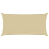 Aurinkovarjolaudat Beige 2,5 x 6 m HDPE