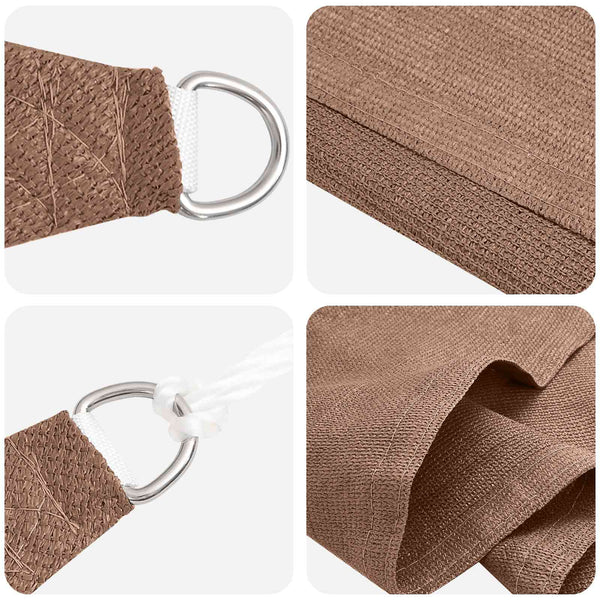 Aurinkovarjolaudat Taupe 7 x 5 x 5 m HDPE