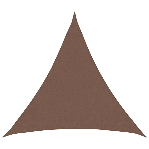 Aurinkovarjolaudat Ruskea 2 x 2 x 2 m HDPE
