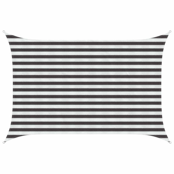 Aurinkovarjolaudat Antrasiitti ja Valkoinen 2 x 3 m HDPE