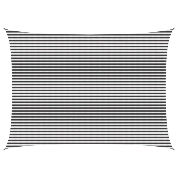 Aurinkovarjolaudat Antrasiitti ja Valkoinen 5 x 6 m HDPE