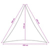 Aurinkovarjolaudat 4,5 x 4,5 x 4,5 m HDPE