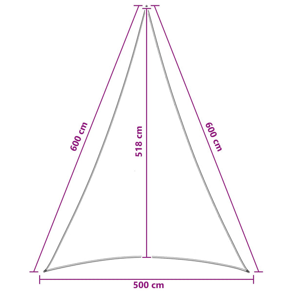 Aurinkovarjolaudat 5 x 6 x 6 m HDPE