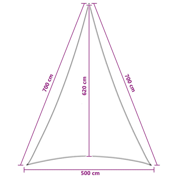 Aurinkovarjolaudat 5 x 7 x 7 m HDPE