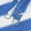 Aurinkovarjolaudat Sininen ja valkoinen 6 x 7 m HDPE