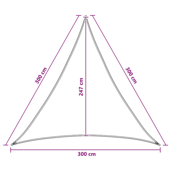 Aurinkovarjolaudat Sininen ja valkoinen 3 x 3 x 3 m HDPE